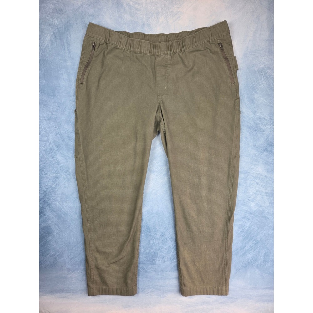 Carhartt Force Women Pants Size XL Dusty Olive Ripstop Work Utility 106194